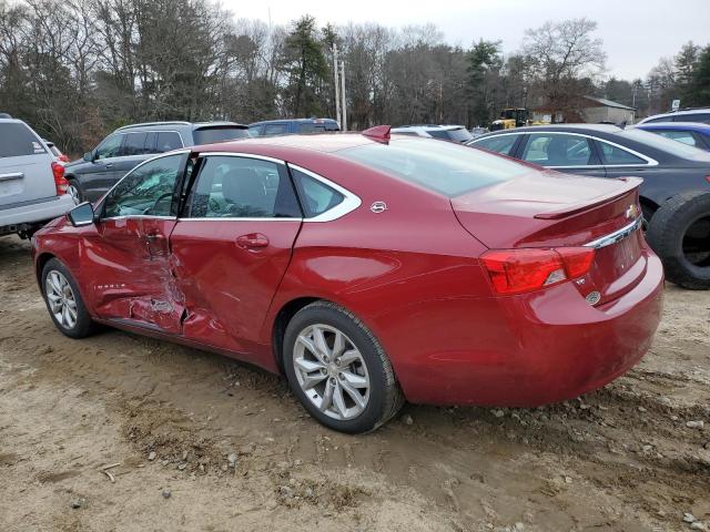 2G11Z5S36K9162232 - 2019 CHEVROLET IMPALA LT RED photo 2