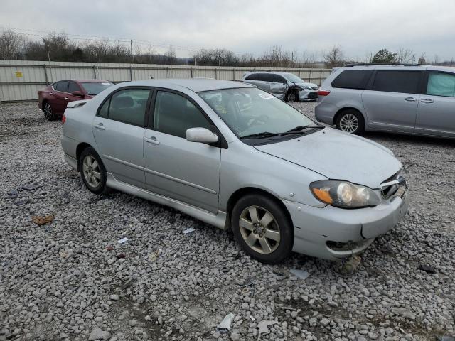 2T1BR32E27C767101 - 2007 TOYOTA COROLLA CE SILVER photo 4