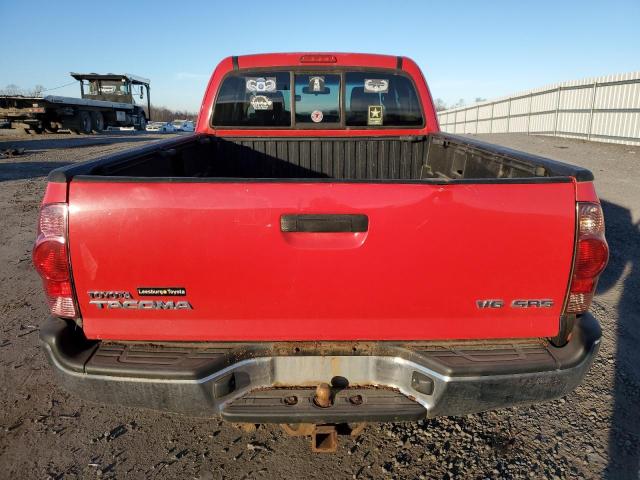 5TEUU42N08Z523262 - 2008 TOYOTA TACOMA ACCESS CAB Қызыл фото 6
