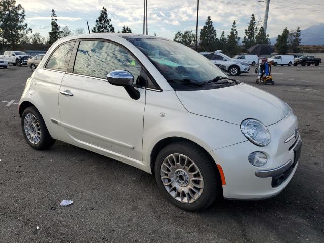 3C3CFFCR0CT295797 - 2012 FIAT 500 LOUNGE WHITE photo 4