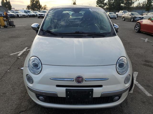 3C3CFFCR0CT295797 - 2012 FIAT 500 LOUNGE WHITE photo 5