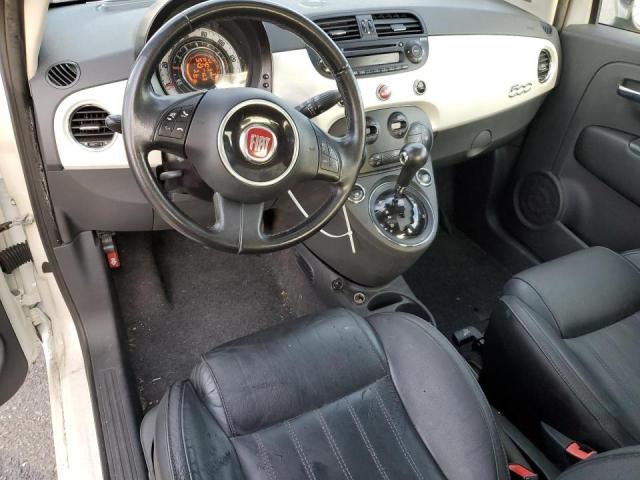 3C3CFFCR0CT295797 - 2012 FIAT 500 LOUNGE WHITE photo 8