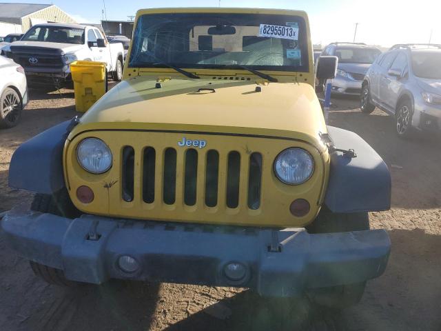 1J4FA24169L759800 - 2009 JEEP WRANGLER X YELLOW photo 5