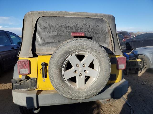 1J4FA24169L759800 - 2009 JEEP WRANGLER X YELLOW photo 6