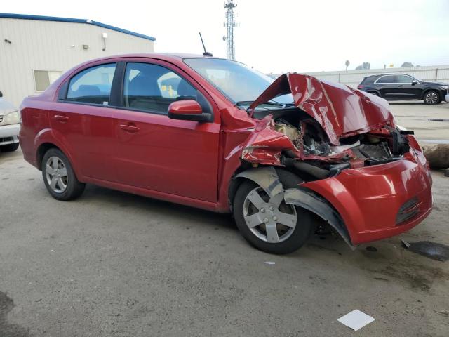 KL1TD5DE9AB132272 - 2010 CHEVROLET AVEO LS წითელი ფოტო 4
