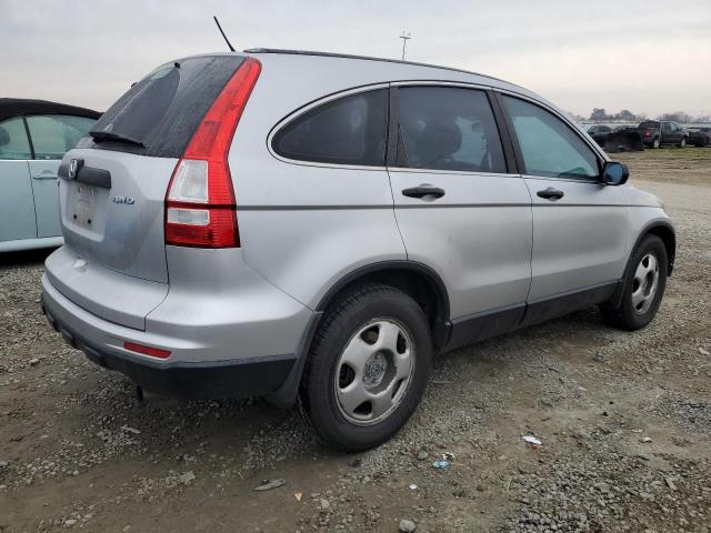 5J6RE4H31AL048079 - 2010 HONDA CR-V LX SILVER photo 3