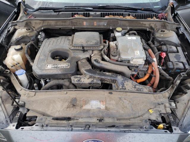 3FA6P0LU8KR189171 - 2019 FORD FUSION SE GRAY photo 11