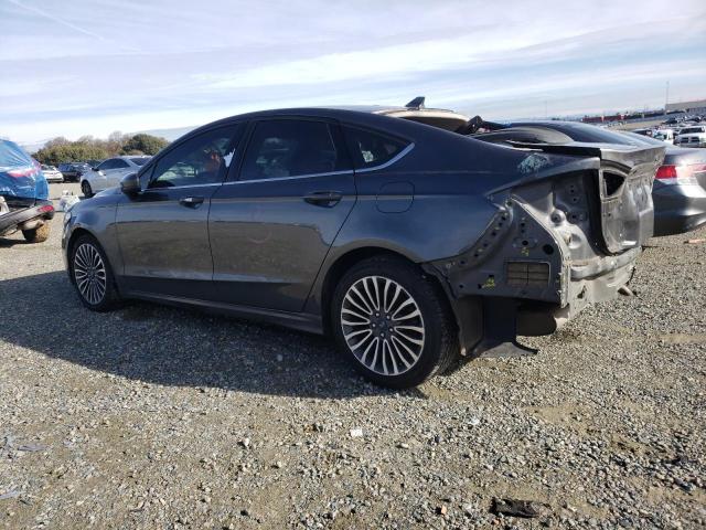 3FA6P0LU8KR189171 - 2019 FORD FUSION SE GRAY photo 2