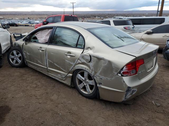 1HGFA16888L013858 - 2008 HONDA CIVIC EX TAN photo 2