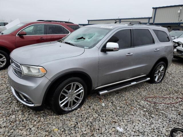 1C4RDJEG0EC327026 - 2014 DODGE DURANGO CITADEL SILVER photo 1