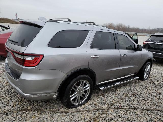 1C4RDJEG0EC327026 - 2014 DODGE DURANGO CITADEL SILVER photo 3