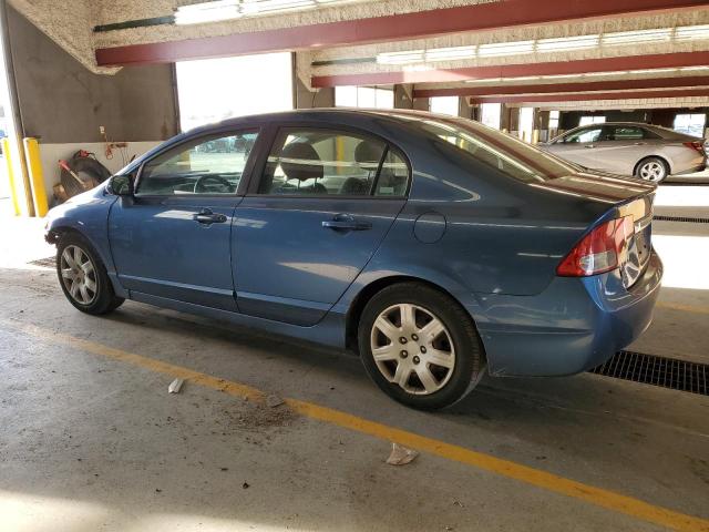 19XFA16549E010762 - 2009 HONDA CIVIC LX BLUE photo 2