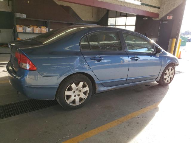 19XFA16549E010762 - 2009 HONDA CIVIC LX BLUE photo 3