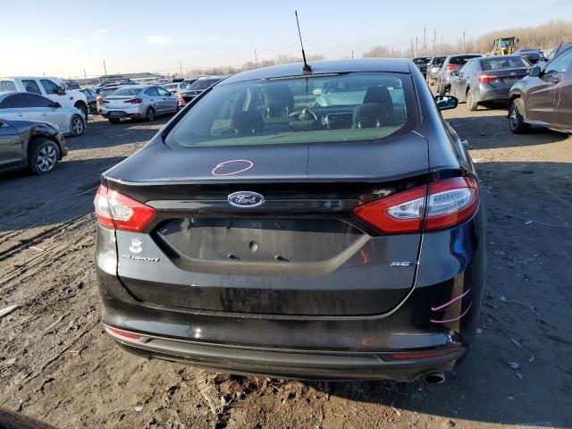 3FA6P0H70DR330207 - 2013 FORD FUSION SE BLACK photo 6