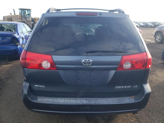 5TDZK23C37S072966 - 2007 TOYOTA SIENNA CE BLUE photo 6