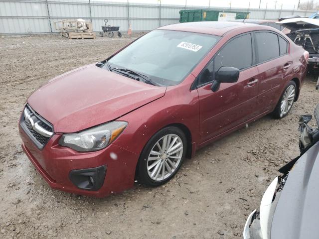 JF1GJAH60CH007181 - 2012 SUBARU IMPREZA LIMITED RED photo 1