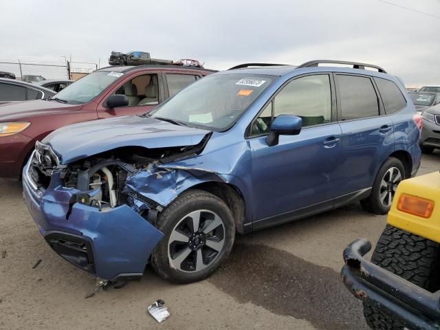 JF2SJAGC7JH463043 - 2018 SUBARU FORESTER 2.5I PREMIUM BLUE photo 1