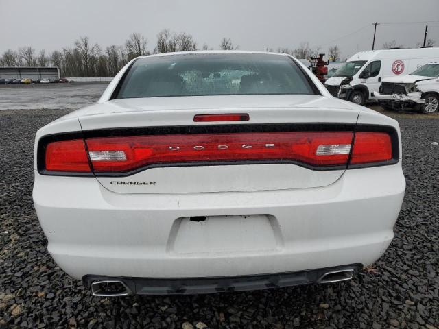 2B3CL3CG2BH578292 - 2011 DODGE CHARGER WHITE photo 6