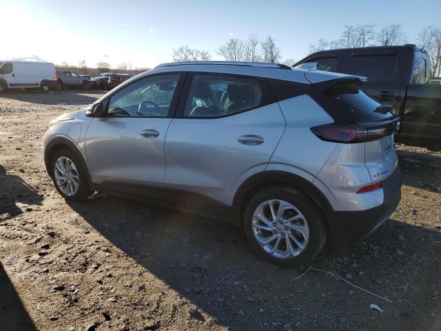 1G1FY6S08P4150176 - 2023 CHEVROLET BOLT EUV LT SILVER photo 2