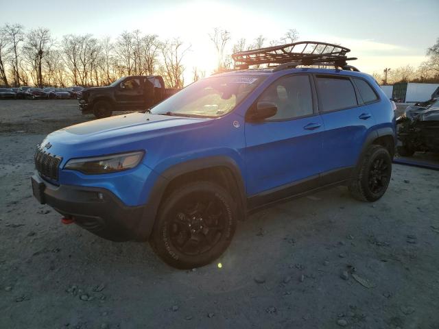 1C4PJMBN0KD192737 - 2019 JEEP CHEROKEE TRAILHAWK BLUE photo 1