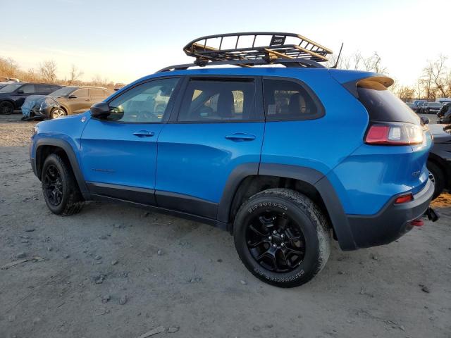 1C4PJMBN0KD192737 - 2019 JEEP CHEROKEE TRAILHAWK BLUE photo 2