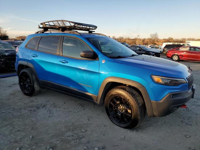 1C4PJMBN0KD192737 - 2019 JEEP CHEROKEE TRAILHAWK BLUE photo 4