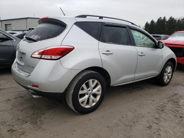 JN8AZ1MW8DW302125 - 2013 NISSAN MURANO S SILVER photo 3