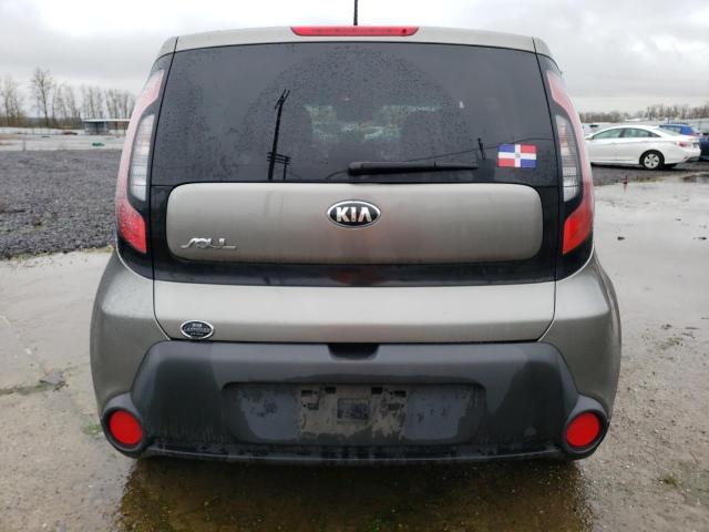 KNDJN2A21G7262578 - 2016 KIA SOUL GRAY photo 6