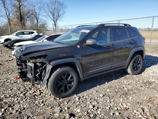 1C4PJMBS3HW555244 - 2017 JEEP CHEROKEE TRAILHAWK BLACK photo 1