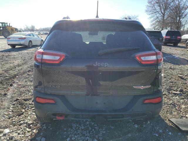 1C4PJMBS3HW555244 - 2017 JEEP CHEROKEE TRAILHAWK BLACK photo 6