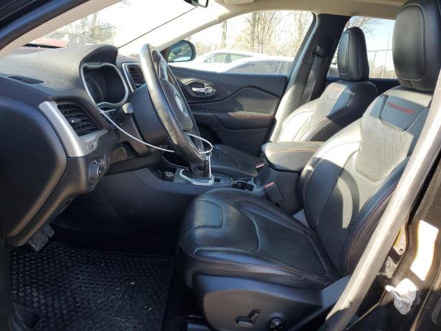 1C4PJMBS3HW555244 - 2017 JEEP CHEROKEE TRAILHAWK BLACK photo 7