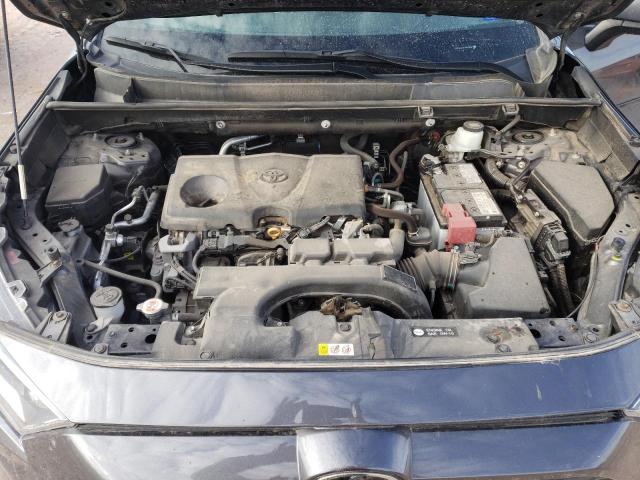 2T3P1RFV7MW246841 - 2021 TOYOTA RAV4 XLE GRAY photo 11