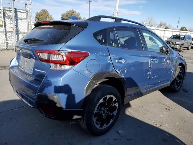 JF2GTAEC5MH657643 - 2021 SUBARU CROSSTREK PREMIUM BLUE photo 3