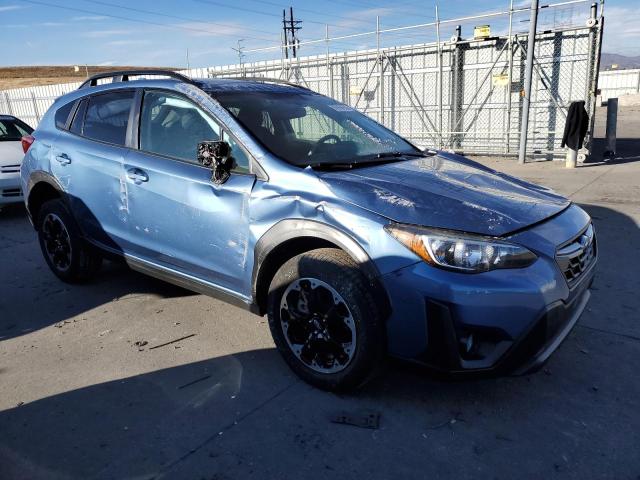 JF2GTAEC5MH657643 - 2021 SUBARU CROSSTREK PREMIUM BLUE photo 4