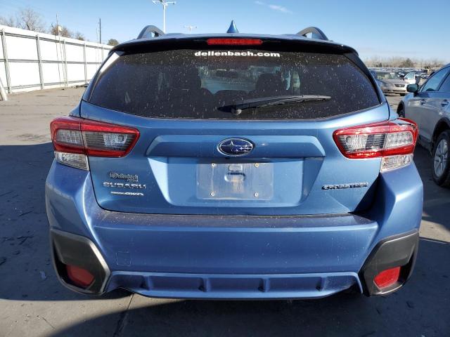 JF2GTAEC5MH657643 - 2021 SUBARU CROSSTREK PREMIUM BLUE photo 6