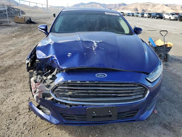 3FA6P0H76GR388391 - 2016 FORD FUSION SE BLUE photo 5