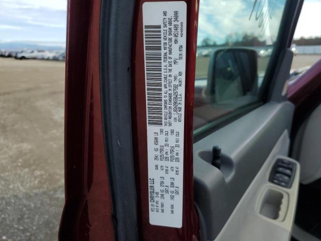 1J8GN28K68W267582 - 2008 JEEP LIBERTY SPORT BURGUNDY photo 14