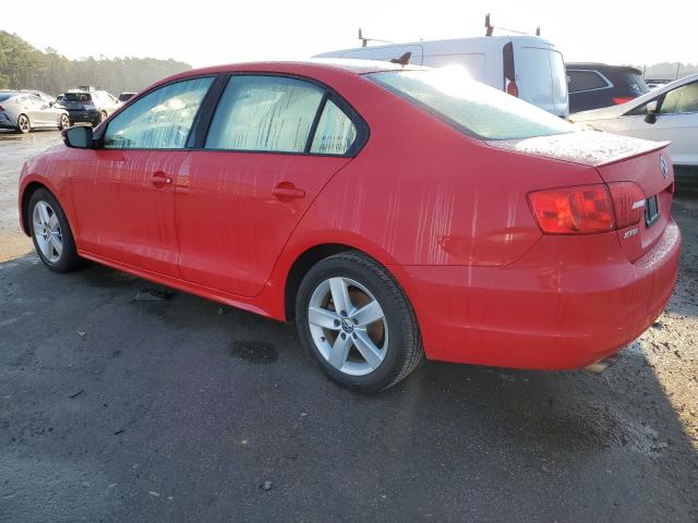 3VWLL7AJ4CM339332 - 2012 VOLKSWAGEN JETTA TDI RED photo 2