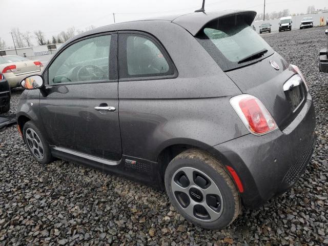 3C3CFFGE7FT503783 - 2015 FIAT 500 ELECTRIC GRAY photo 2