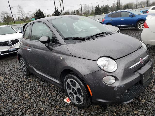 3C3CFFGE7FT503783 - 2015 FIAT 500 ELECTRIC GRAY photo 4