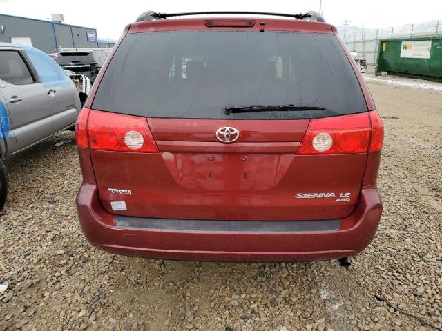 5TDBK23C98S012791 - 2008 TOYOTA SIENNA LE BURGUNDY photo 6