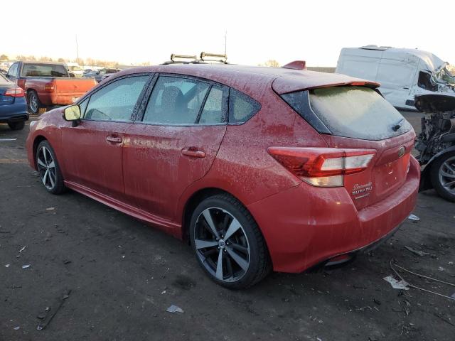 4S3GTAL67H3725682 - 2017 SUBARU IMPREZA SPORT RED photo 2