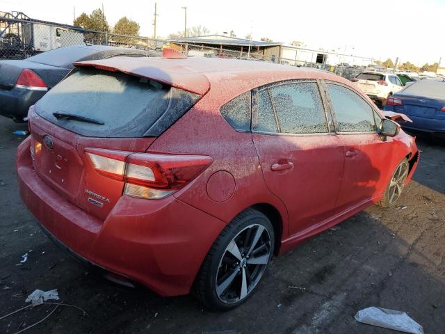 4S3GTAL67H3725682 - 2017 SUBARU IMPREZA SPORT RED photo 3