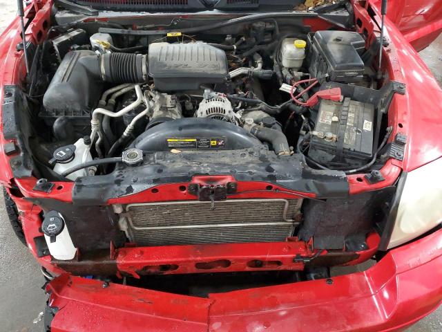 1D7HW48N66S502197 - 2006 DODGE DAKOTA QUAD SLT RED photo 11