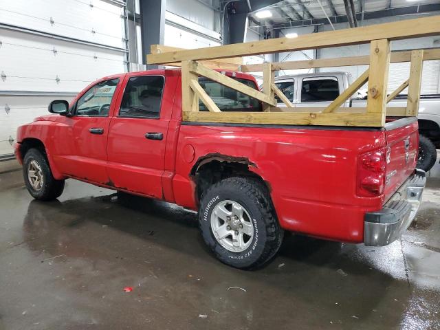 1D7HW48N66S502197 - 2006 DODGE DAKOTA QUAD SLT RED photo 2