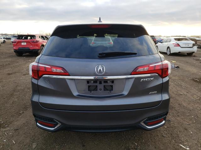 5J8TB4H32JL020779 - 2018 ACURA RDX GRAY photo 6