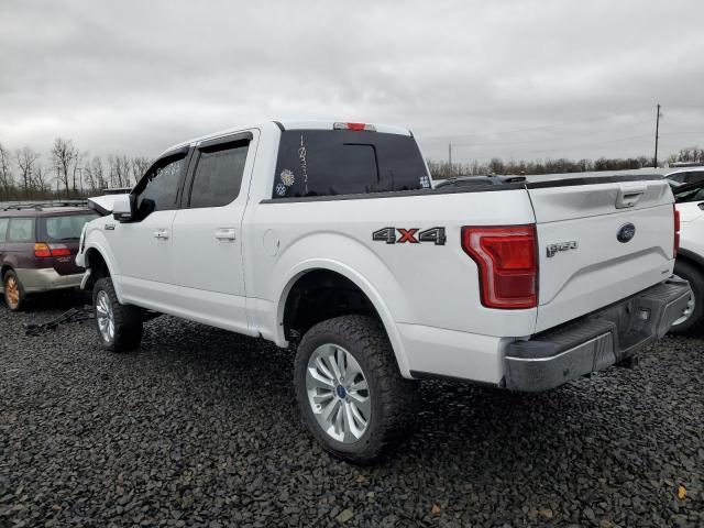 1FTEW1EF0FFA98542 - 2015 FORD F150 SUPERCREW WHITE photo 2