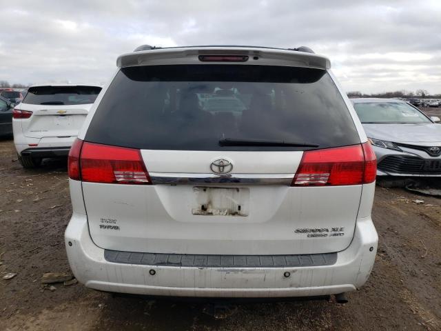 5TDBA22C65S036711 - 2005 TOYOTA SIENNA XLE WHITE photo 6