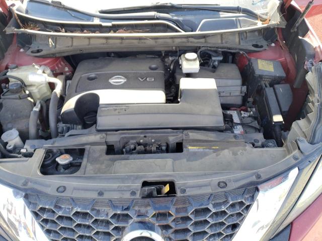 5N1AZ2MJ8KN134832 - 2019 NISSAN MURANO S MAROON photo 12