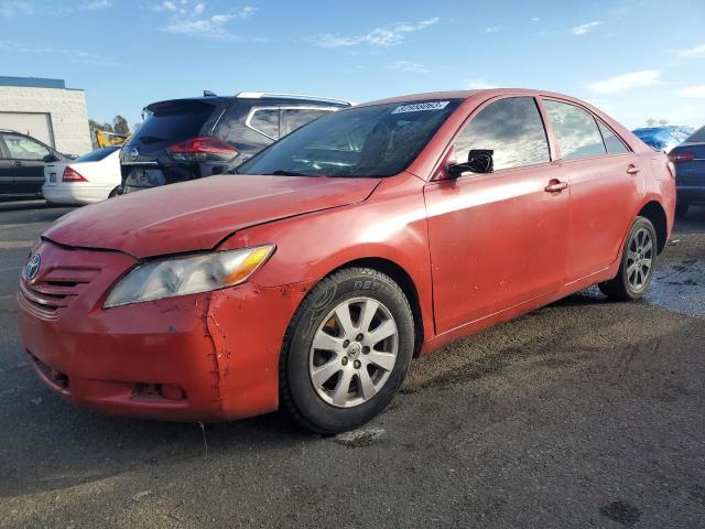 4T1BE46K77U625830 - 2007 TOYOTA CAMRY CE RED photo 1
